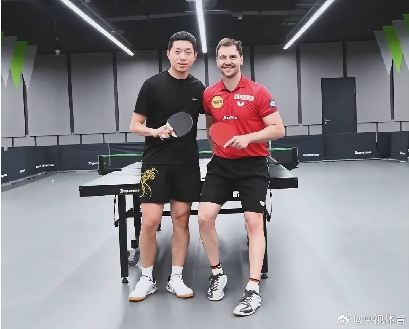 德国乒乓球队力克法国乒乓球队，波尔统治全场