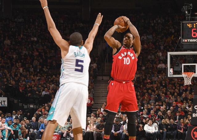 猛龙逆转福建队，德罗赞带队取胜