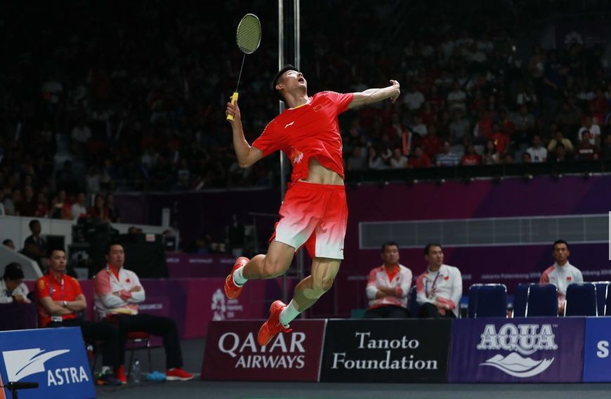 泰国羽毛球队力克印尼羽毛球队，谌龙高光表现